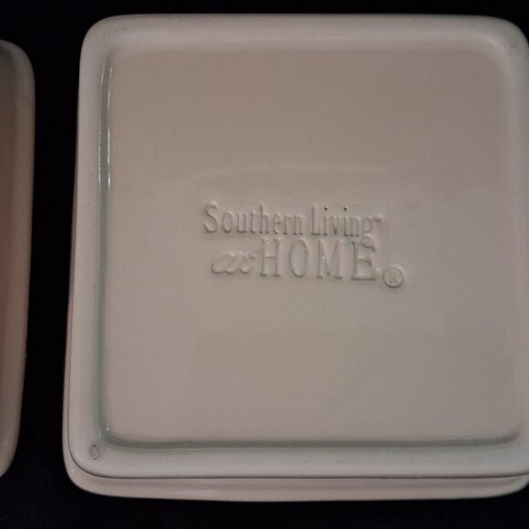 Southern Living at Home Galveston Server Tray Iron Caddy With 3 Removable Dishes - Picture 7 of 7